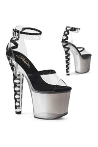 Pleaser LOVESICK-712T Exotic Sandal in Clear Vinyl from SexyShoes.com