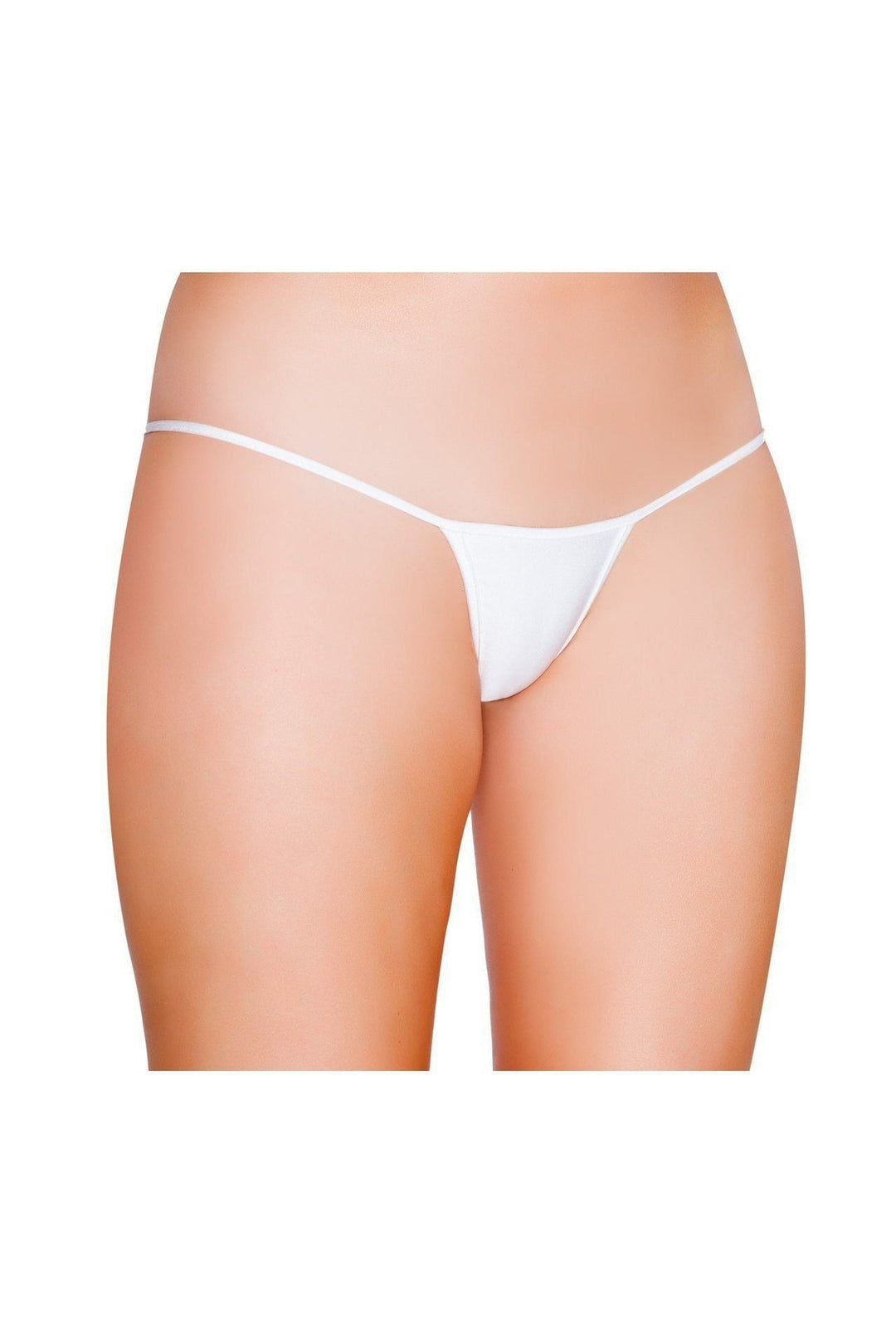 Roma Dancewear Low Cut Thong in White  from SexyShoes.com