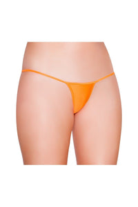 Roma Dancewear Low Cut Thong in Orange  from SexyShoes.com
