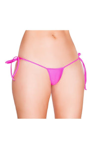 Roma Dancewear Low Cut Tie Side Bottom in Pink  from SexyShoes.com