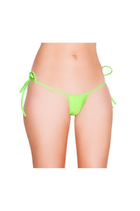 Roma Dancewear Low Cut Tie Side Bottom in Green  from SexyShoes.com