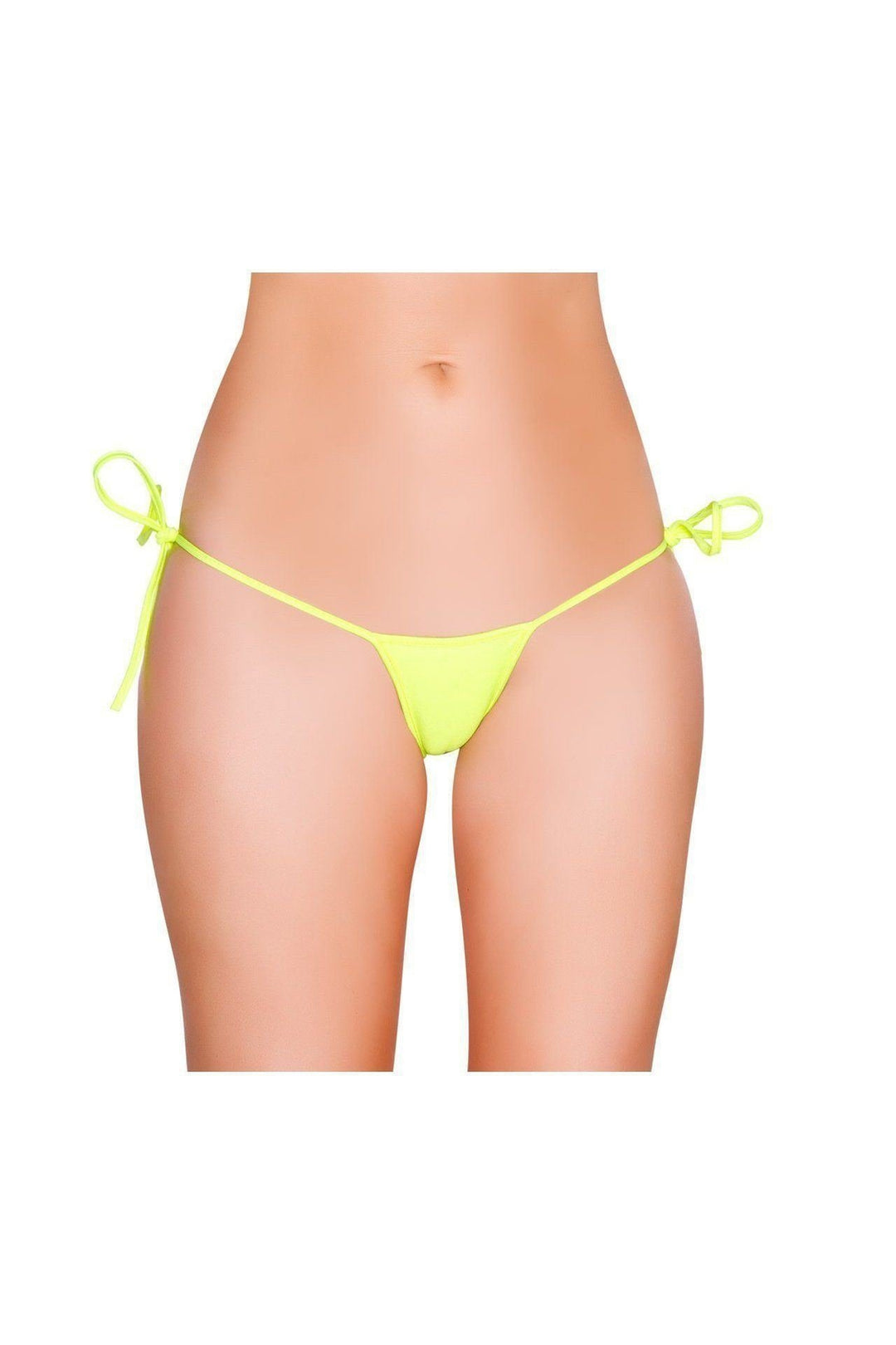 Roma Dancewear Low Cut Tie Side Bottom in Yellow  from SexyShoes.com