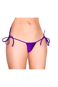 Roma Dancewear Low Cut Tie Side Bottom in Purple  from SexyShoes.com