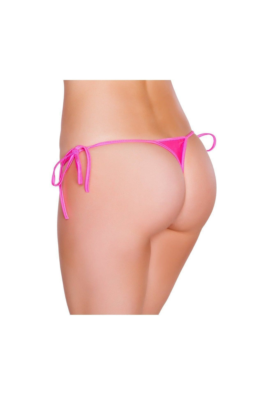 Roma Dancewear Low Cut Tie Side Thong in Pink  from SexyShoes.com