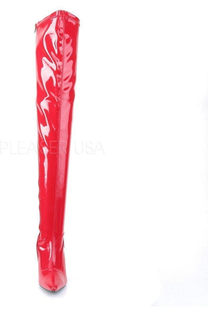 LUST-3000 Thigh Boot | Red Patent-Funtasma-Thigh Boots-SEXYSHOES.COM
