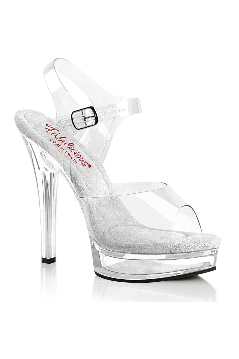 MAJESTY-508 Sandal | Clear Vinyl-Sandals-Fabulicious-Clear-6-Vinyl-SEXYSHOES.COM