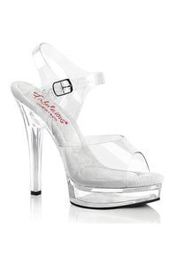 Fabulicious MAJESTY-508 Sandal in Clear Vinyl from SexyShoes.com