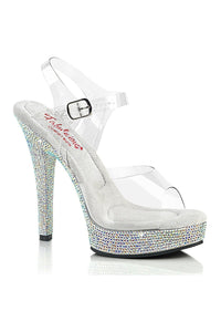 Fabulicious MAJESTY-508DM Sandal in Clear Vinyl from SexyShoes.com