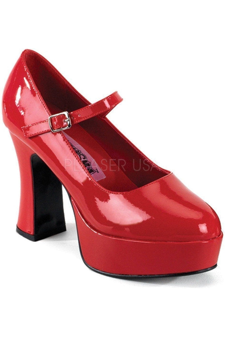 MARYJANE-50 Mary Jane | Red Patent-Funtasma-Red-Mary Janes-SEXYSHOES.COM