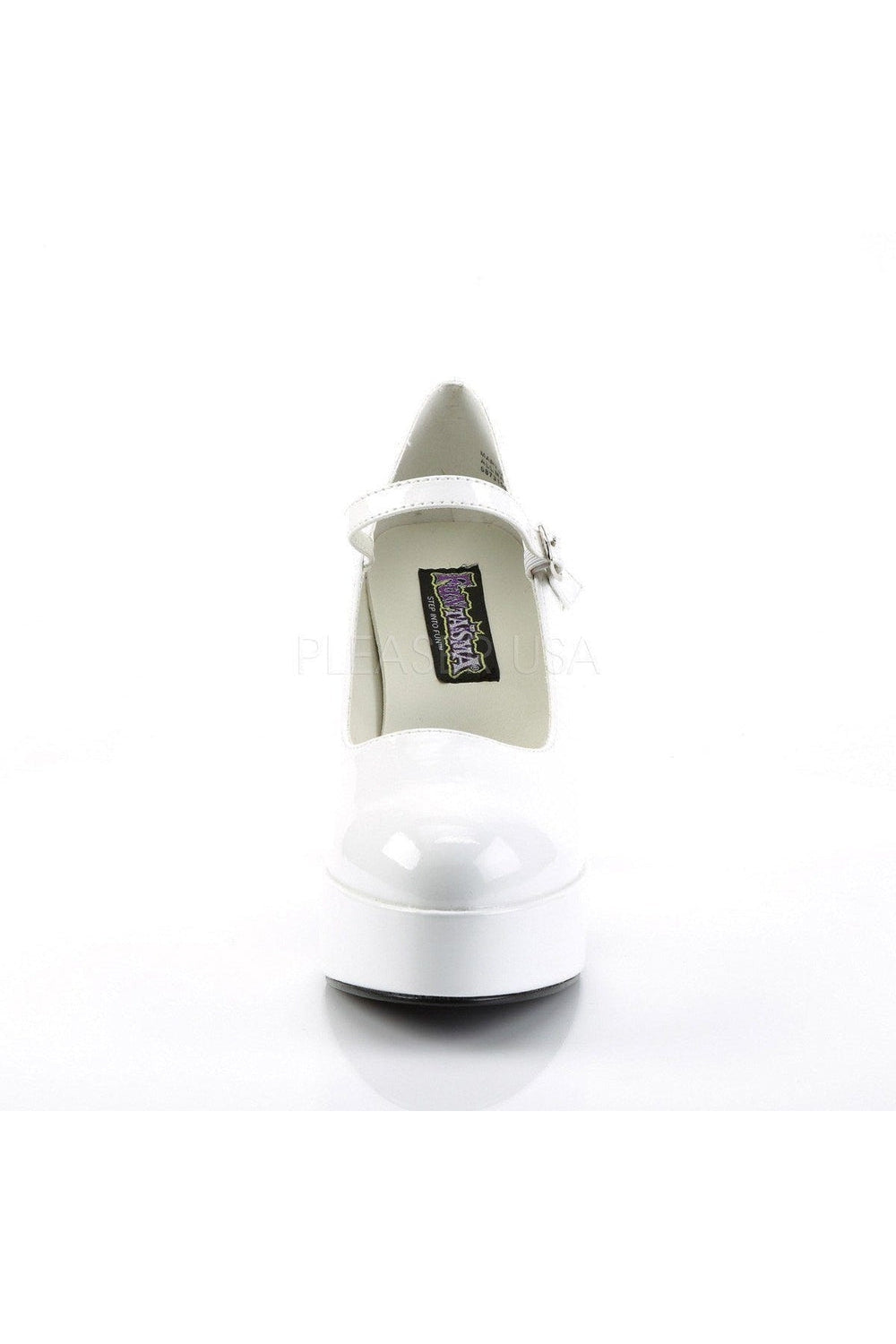Funtasma MARYJANE-50 Mary Jane in White Patent