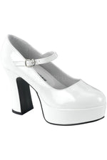 MARYJANE-50 Mary Jane | White Patent
