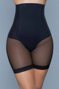 BeWicked Mesh Shapewear Shorts in Black  from SexyShoes.com