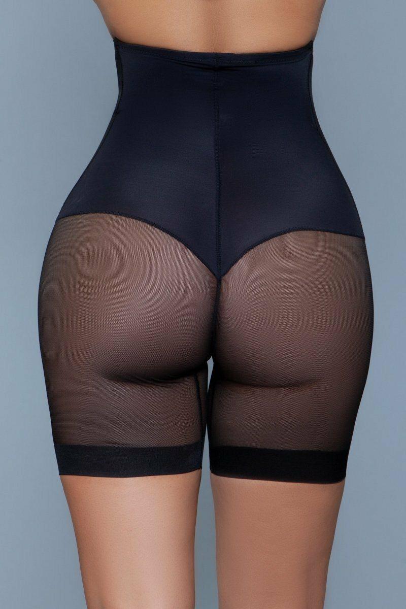 BeWicked Mesh Shapewear Shorts in Black 