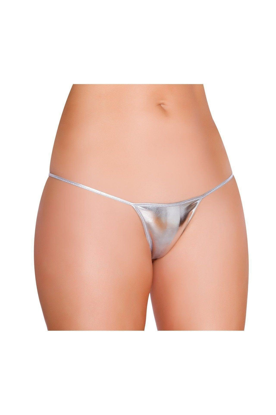 Roma Dancewear Metallic G String in Silver  from SexyShoes.com