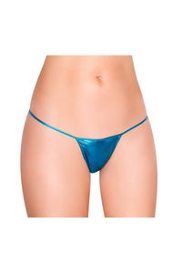 Roma Dancewear Metallic G String in Turquoise  from SexyShoes.com