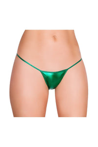 Roma Dancewear Metallic G String in Green  from SexyShoes.com