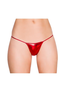 Roma Dancewear Metallic G String in Red  from SexyShoes.com