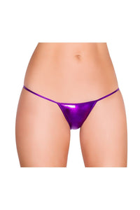 Roma Dancewear Metallic G String in Purple  from SexyShoes.com