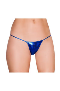 Roma Dancewear Metallic G String in Blue  from SexyShoes.com