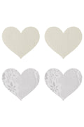 Metallic Heart Pasties Set