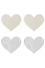 Metallic Heart Pasties Set