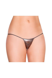 Roma Dancewear Metallic Micro Bottom in Pewter  from SexyShoes.com