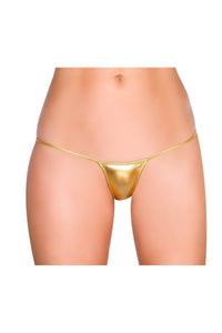 Roma Dancewear Metallic Micro Bottom in Gold  from SexyShoes.com