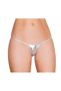 Roma Dancewear Metallic Micro Bottom in Silver  from SexyShoes.com