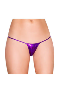 Roma Dancewear Metallic Micro Bottom in Purple  from SexyShoes.com