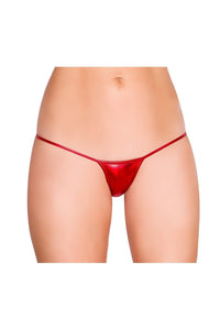 Roma Dancewear Metallic Micro Bottom in Red  from SexyShoes.com