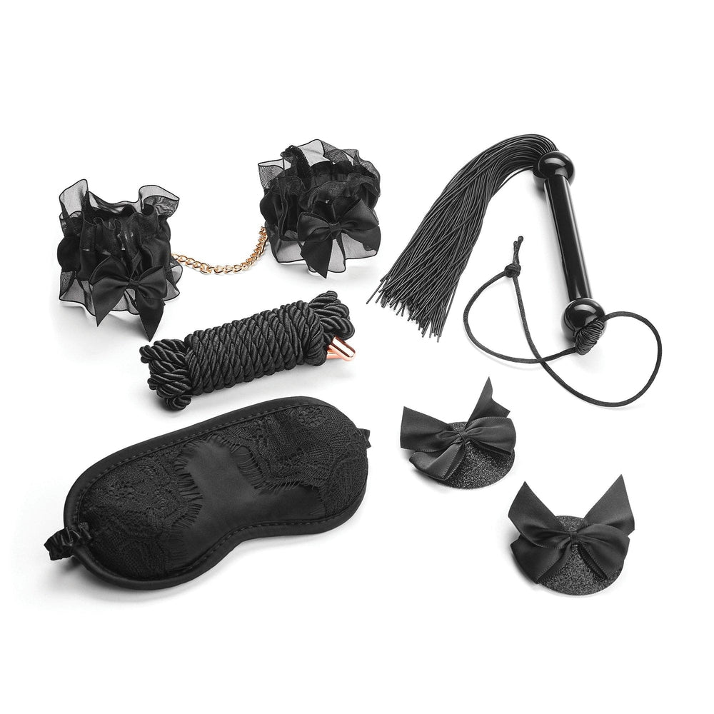 Midnight Special Naughty Bondage Set-Dominatrix Accessories-Secret Kisses-Black-O/S-SEXYSHOES.COM