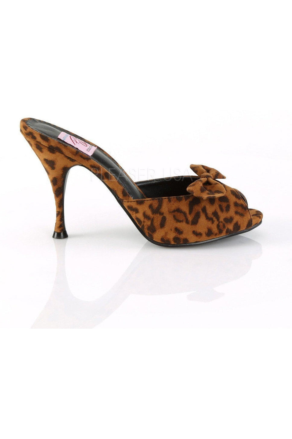 MONROE-08 Slide | Animal Fabric-Pin Up Couture-SEXYSHOES.COM