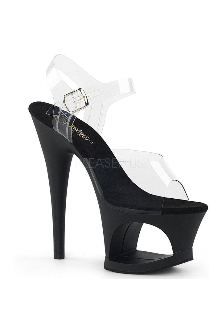 Pleaser Black Sandals Platform Stripper Shoes | Buy at Sexyshoes.com