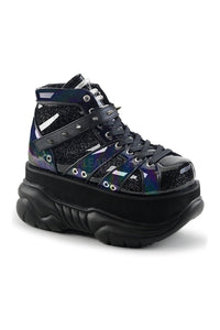 Demonia NEPTUNE-100 Ankle Boots in Black Patent from SexyShoes.com