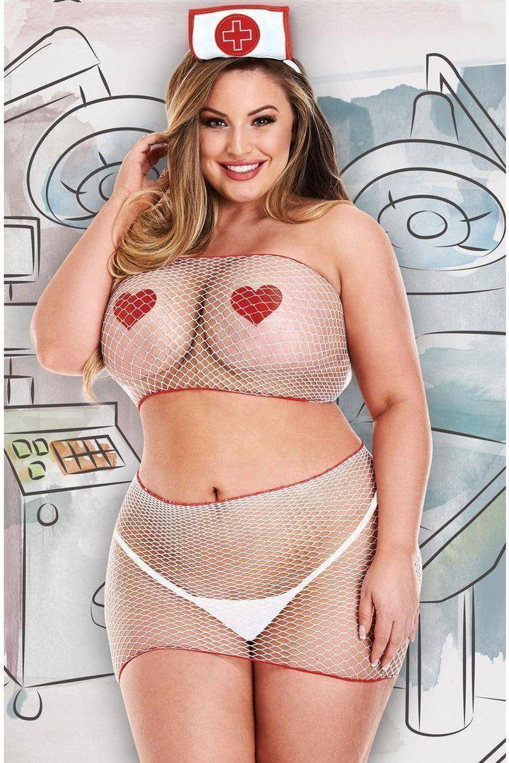 Night Shift Nurse | Plus Size-Baci Lingerie-SEXYSHOES.COM