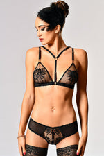 Nina Bralette  | Black Mesh