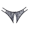 Open Back Crotchless Lace Panty