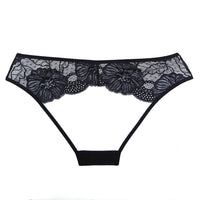 Open Back Lace Panty-Panties-Adore Lingerie-Black-O/S-SEXYSHOES.COM