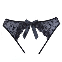 Adore Lingerie Open Back Panty in Black  from SexyShoes.com