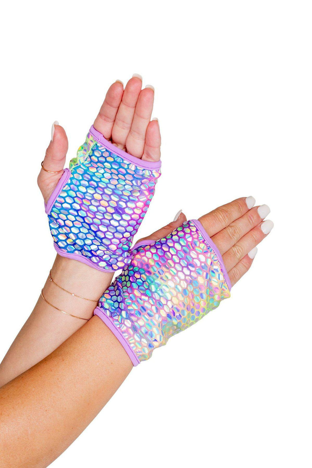 Open Finger Gloves-Gloves-Roma Dancewear-Multi-O/S-SEXYSHOES.COM