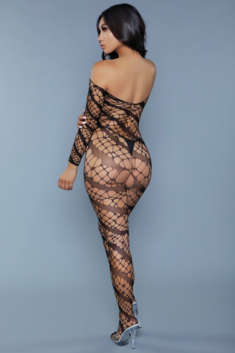 Open Fishnet Bodystocking-Bodystockings-BeWicked-SEXYSHOES.COM