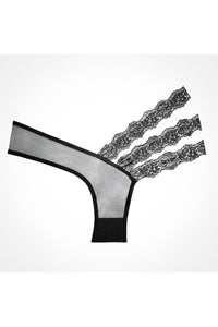 Adore Lingerie Panty by Allure in Black  from SexyShoes.com