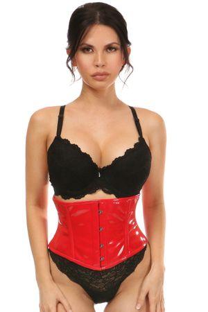 Daisy Corsets Patent Mini Cincher in Red  from SexyShoes.com