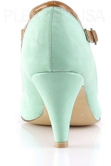 PEACH-03 Pump | Green Faux Leather-Pin Up Couture-Pumps-SEXYSHOES.COM