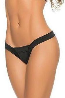 Perfect Thong | Black-Mapale-Black-Dancewear Separates-SEXYSHOES.COM