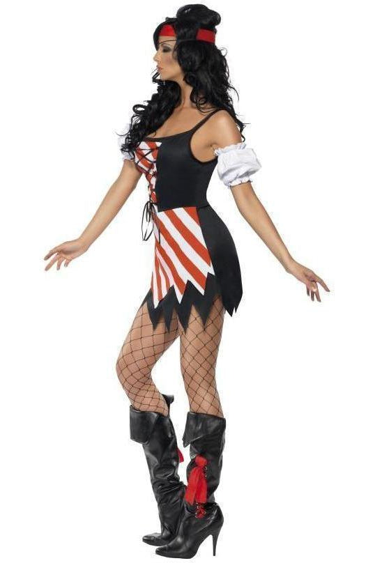 Pirate Costume | Red/White-Fever-Pirate Costumes-SEXYSHOES.COM