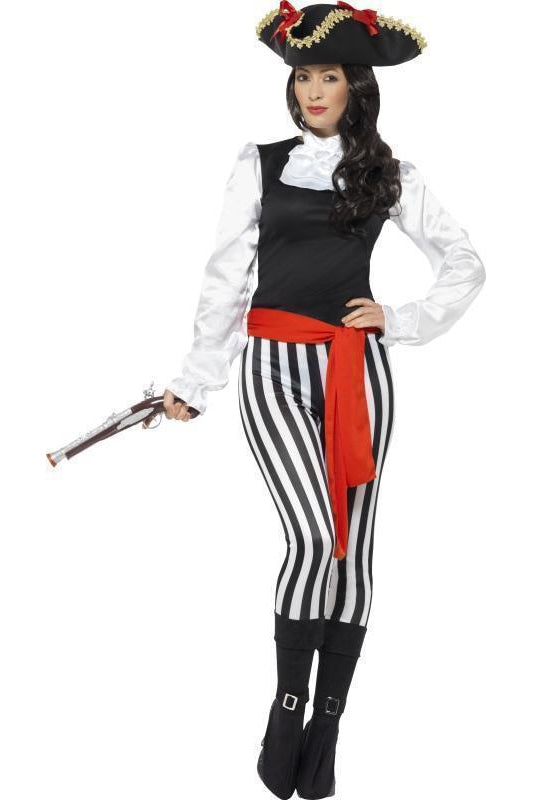 Pirate Lady Costume, with Top | Black-Fever-SEXYSHOES.COM