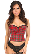 Plaid Underwire Bustier