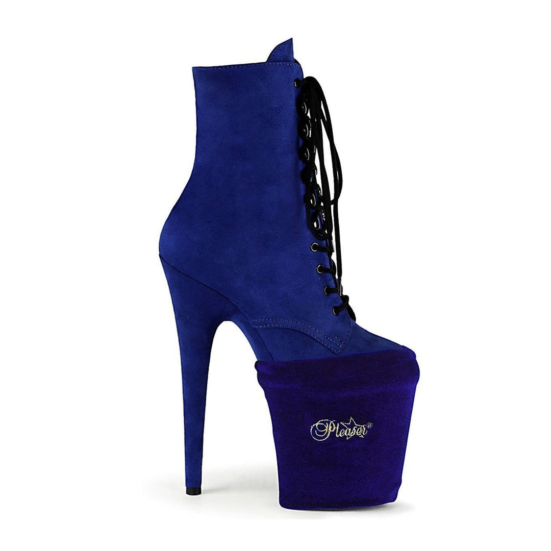 Pleaser  Platform Protector in Blue Velvet from SexyShoes.com