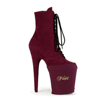 Pleaser  Platform Protector in Burgundy Lycra from SexyShoes.com